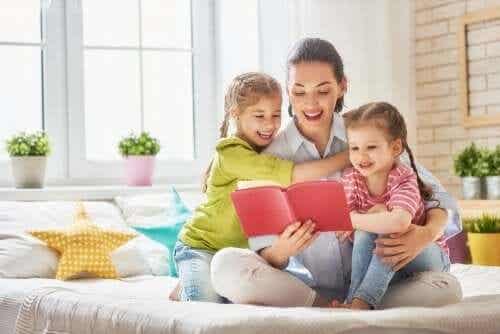 Aan je kinderen voorlezen is leuk