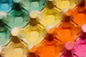 Knutselen met eierdozen