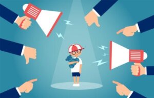 De angst bij kinderen om beoordeeld te worden