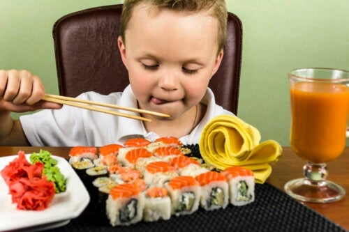 Mogen kinderen Sushi eten?