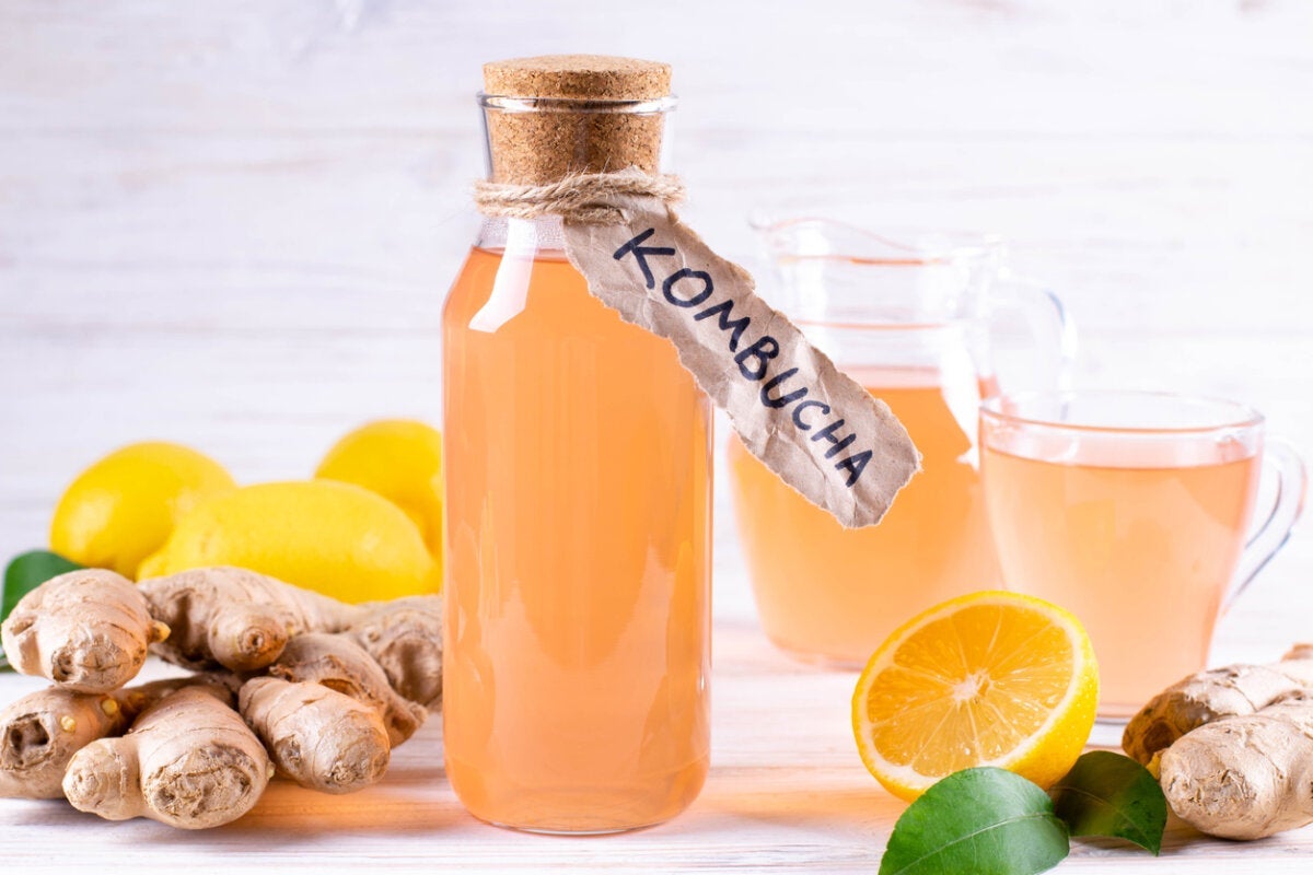 Mogen kinderen Kombucha thee drinken?
