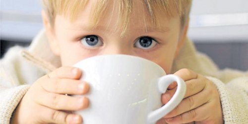 Koffie is niet goed voor je kind