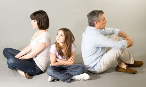 De invloed van een scheiding op enige kinderen